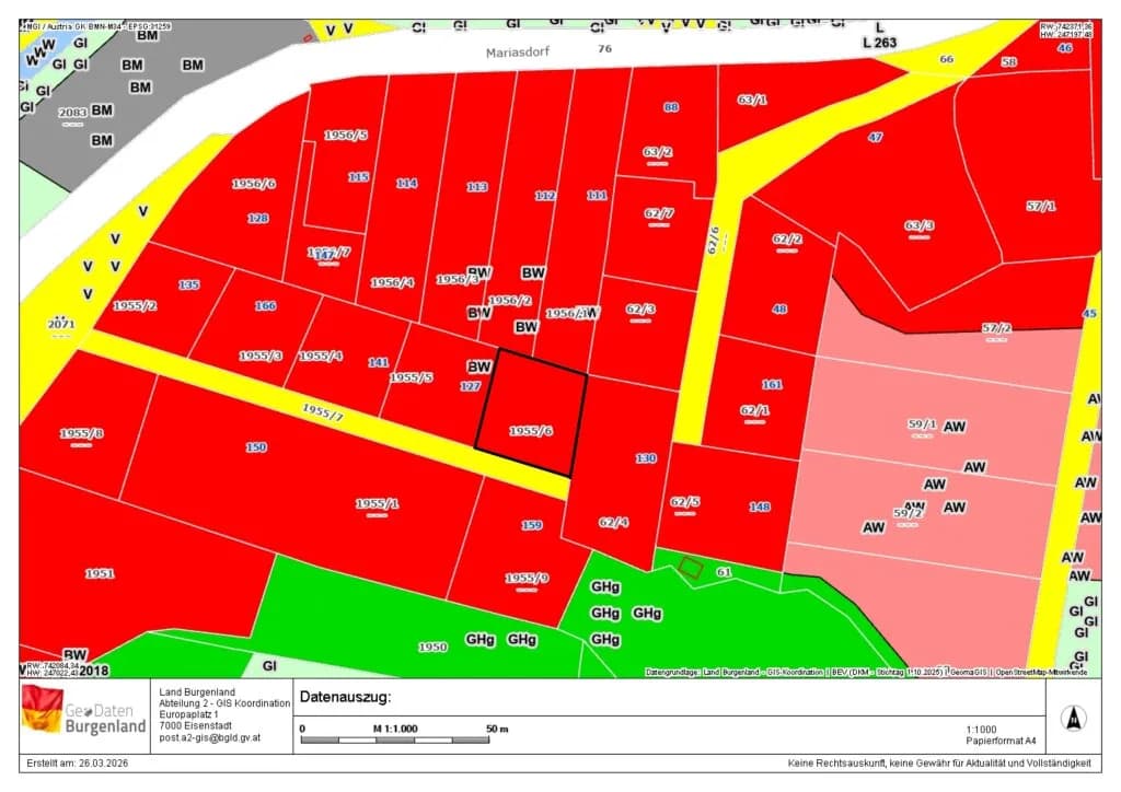 Grundstück kaufen in Oberwart – 699 m², € 35.000 – Bild 7 von 7