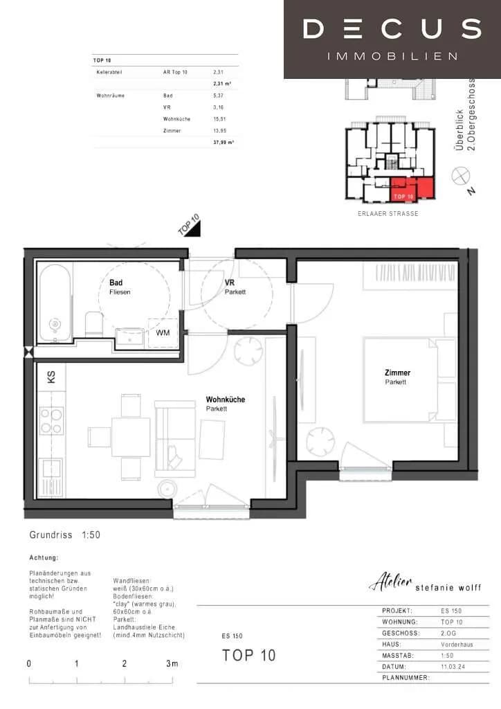 2-Zimmer-Wohnung kaufen in Wien – 37,99 m², € 230.397 – Bild 13 von 13