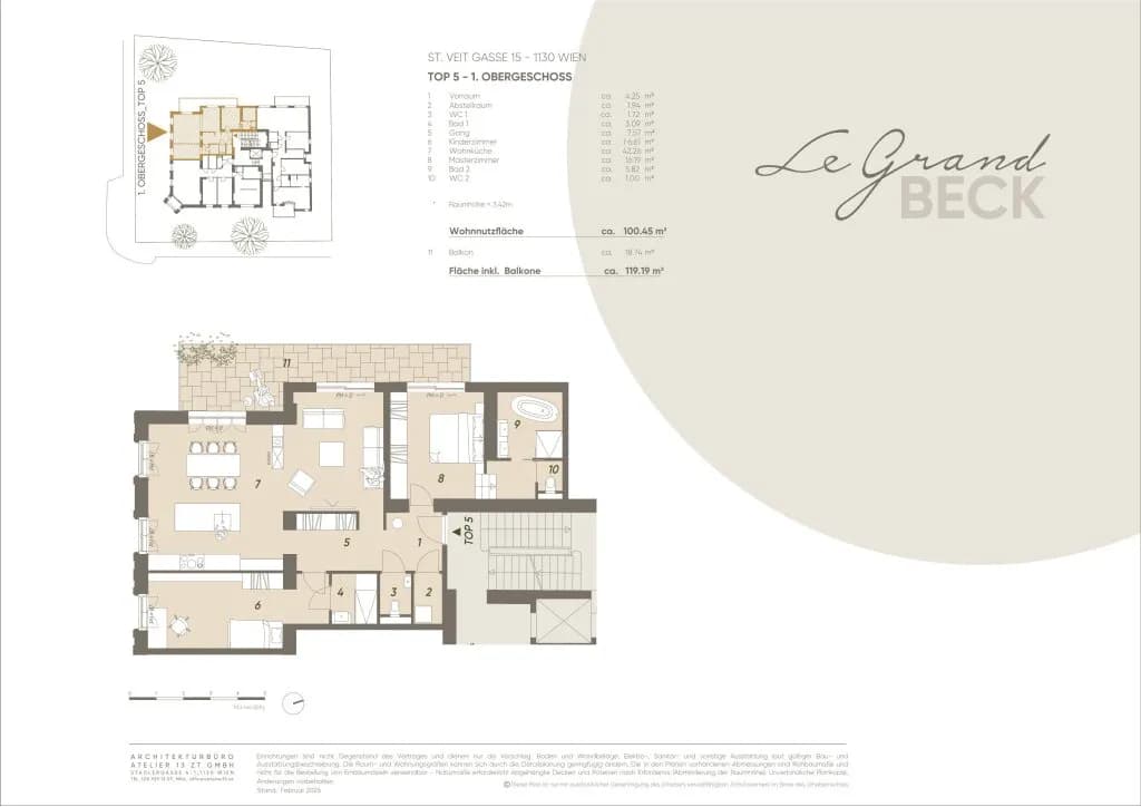 3-Zimmer-Wohnung kaufen in Wien – 100,45 m², € 1.173.000 – Bild 8 von 8