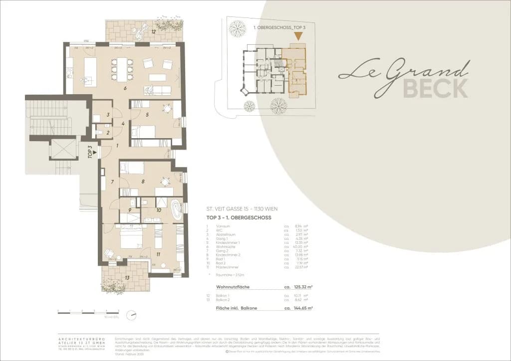 4-Zimmer-Wohnung kaufen in Wien – 125,32 m², € 1.166.100 – Bild 7 von 7