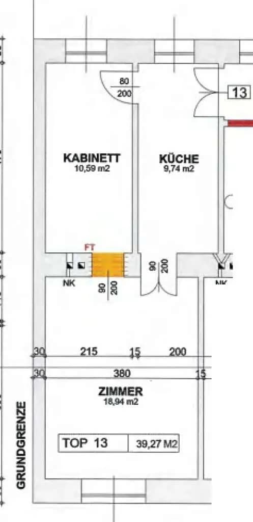 2-Zimmer-Wohnung kaufen in Wien – 39,27 m², € 139.000 – Bild 14 von 14