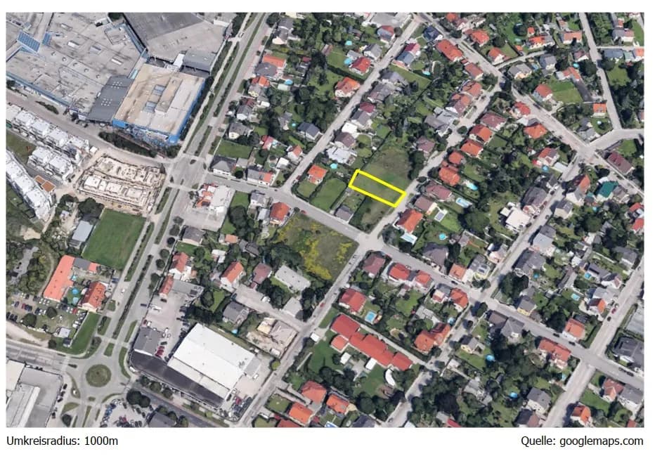 Grundstück kaufen in Wiener Neustadt – 545 m², € 238.000 – Bild 2 von 5