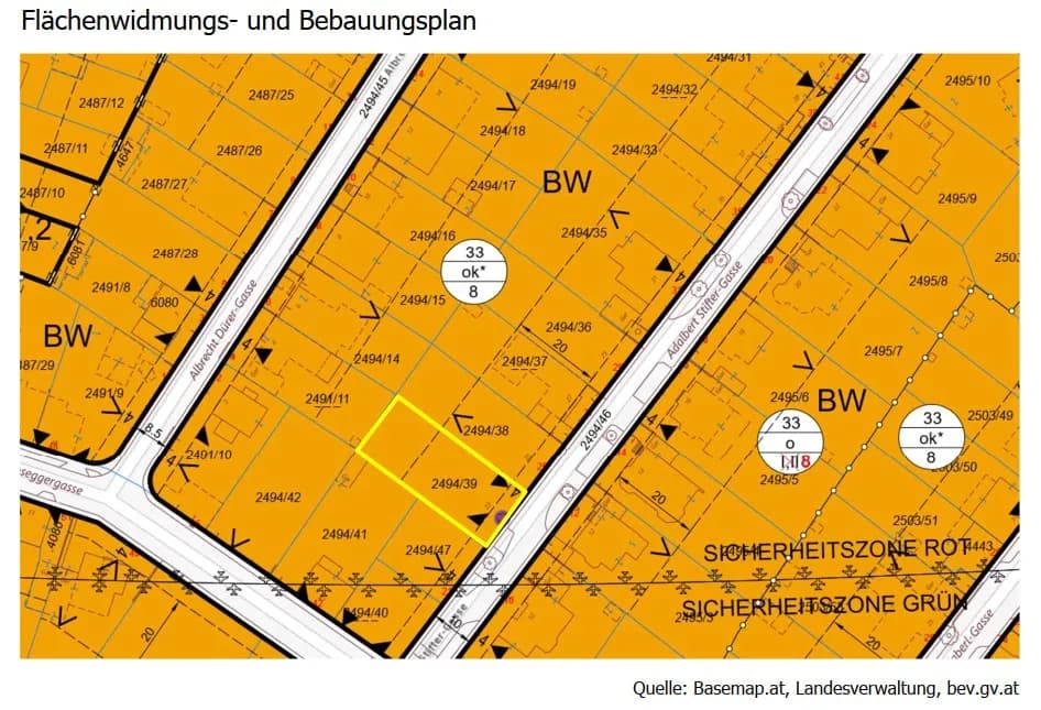 Grundstück kaufen in Wiener Neustadt – 545 m², € 238.000 – Bild 3 von 5