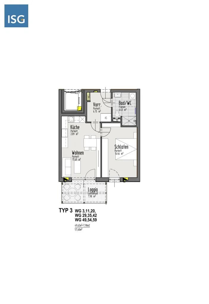 2-Zimmer-Wohnung mieten in Vöcklabruck – 49,62 m², € 649 – Bild 10 von 14