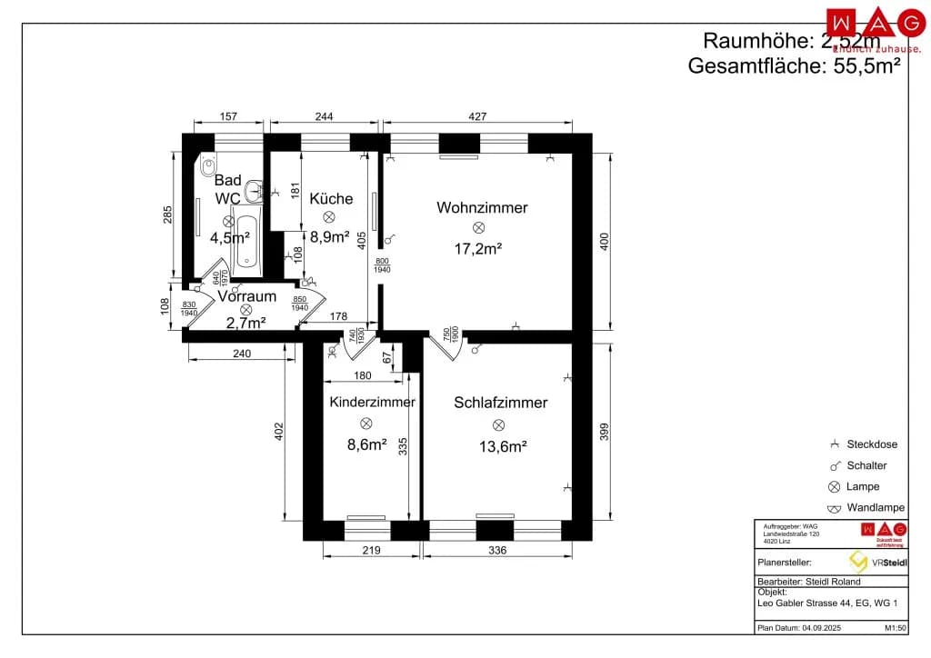 3-Zimmer-Wohnung mieten in Steyr – 55,6 m², € 491 – Bild 15 von 15