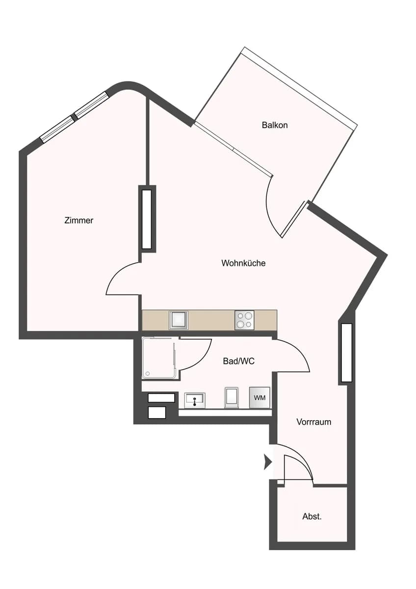 2-Zimmer-Wohnung kaufen in Wien – 48 m², € 376.000 – Bild 8 von 9
