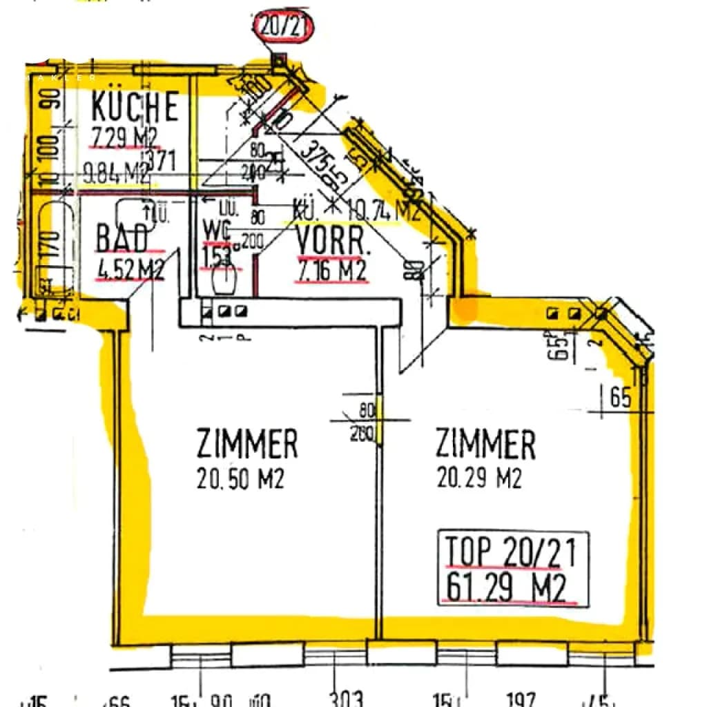2-Zimmer-Wohnung kaufen in Wien – 61,29 m², € 199.000 – Bild 22 von 22
