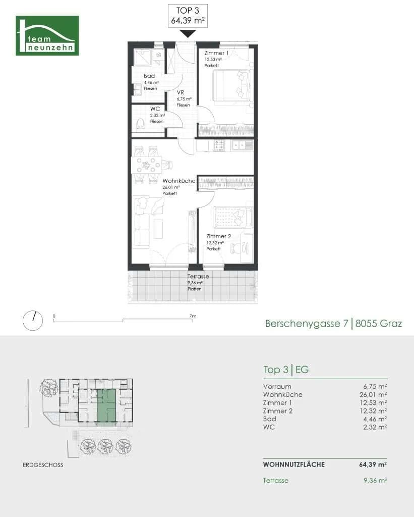Immobilie kaufen in Graz – 64,39 m², € 267.000 – Bild 8 von 8
