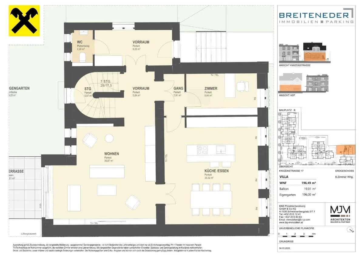 7-Zimmer-Haus kaufen in Korneuburg – 196,49 m², € 1.210.200 – Bild 2 von 3