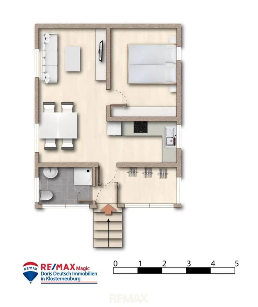 2-Zimmer-Haus kaufen in Tulln – 40 m², € 89.000 – Bild 11 von 11