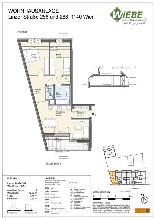 3-Zimmer-Wohnung kaufen in Wien – 72,99 m², € 498.900 – Bild 12 von 18