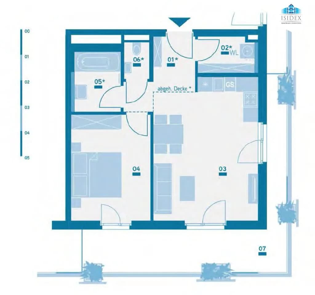 2-Zimmer-Wohnung kaufen in Wien – 49,74 m², € 395.000 – Bild 6 von 6