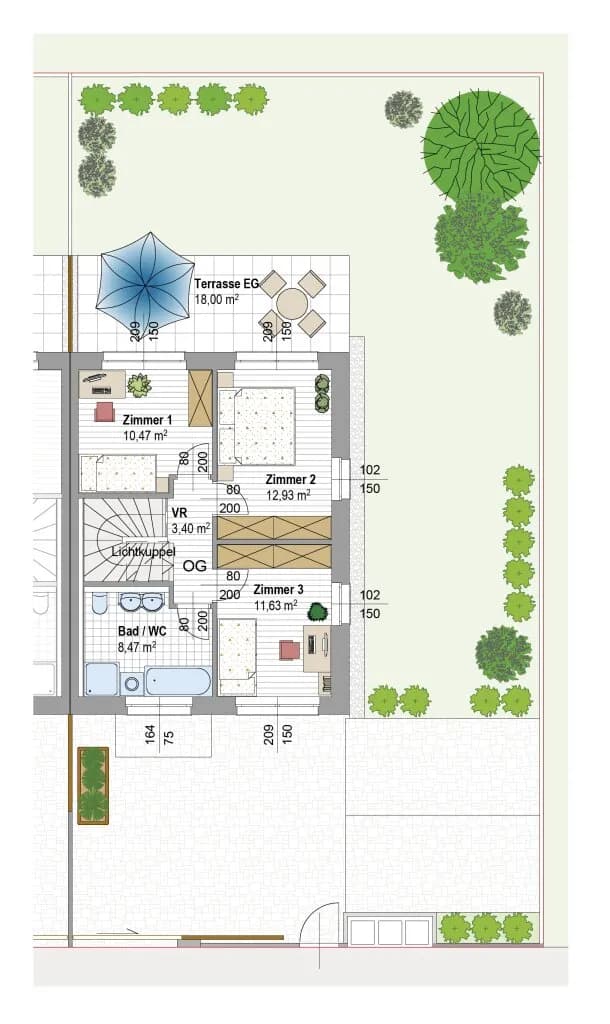 4-Zimmer-Haus kaufen in Baden – 97,05 m², € 385.000 – Bild 14 von 15
