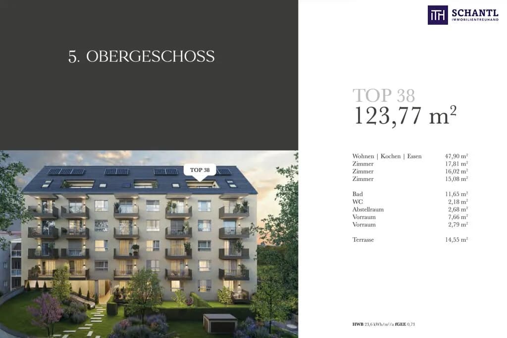 4-Zimmer-Wohnung kaufen in Graz – 123,77 m², € 904.849 – Bild 3 von 10