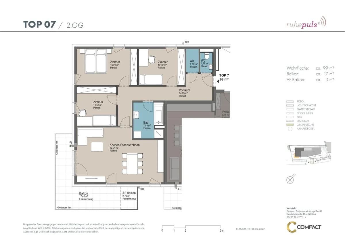 4-Zimmer-Wohnung kaufen in Linz – 99 m², € 598.000 – Bild 4 von 13