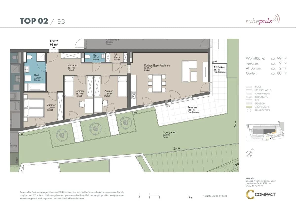 4-Zimmer-Wohnung kaufen in Linz – 99 m², € 593.000 – Bild 4 von 13