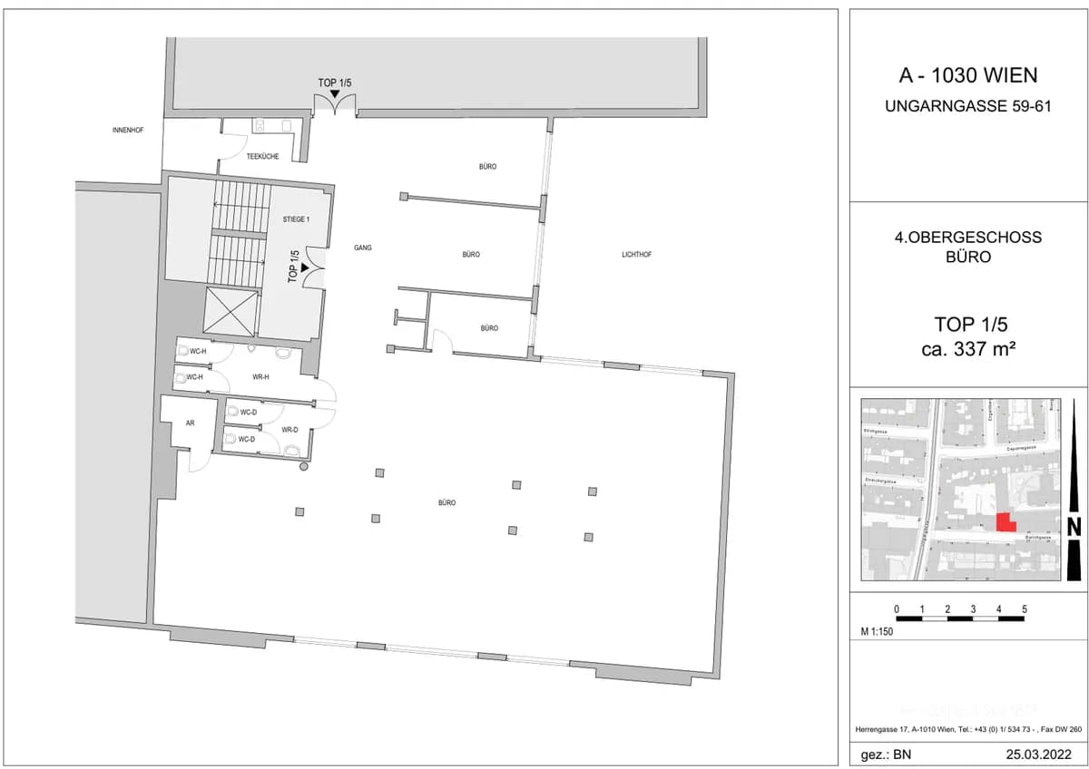Gewerbeimmobilie mieten in Wien – 1 230 m², € 15 – Bild 4 von 5