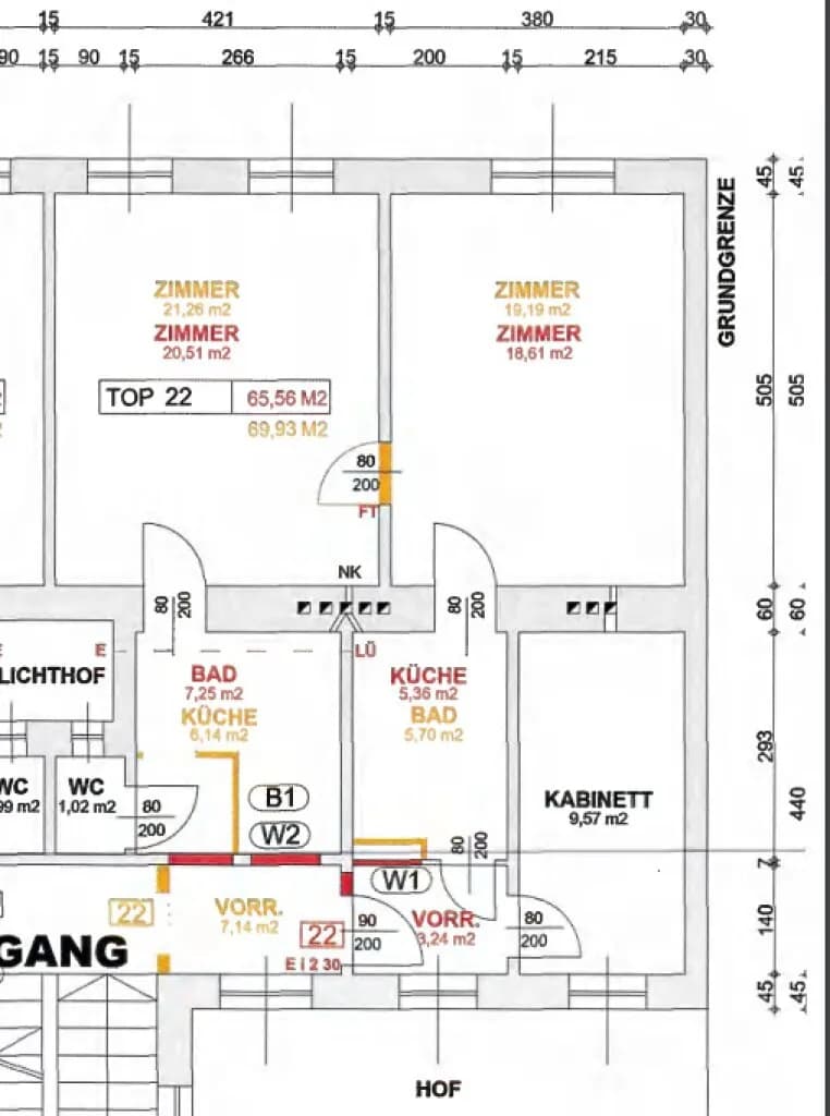 3-Zimmer-Wohnung kaufen in Wien – 65,57 m², € 258.900 – Bild 23 von 24