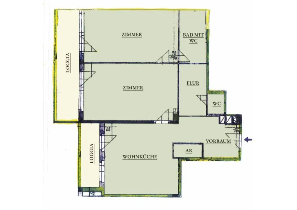 3-Zimmer-Wohnung mieten in Wien – 83,36 m², € 2.428 – Bild 22 von 23