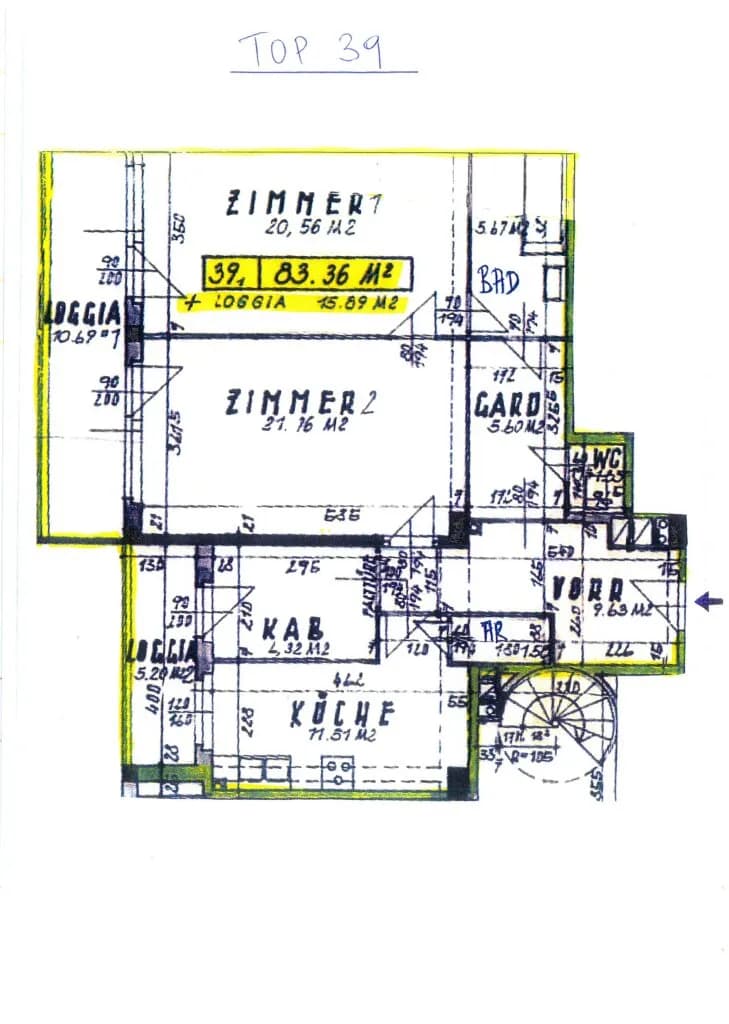3-Zimmer-Wohnung mieten in Wien – 83,36 m², € 2.428 – Bild 23 von 23