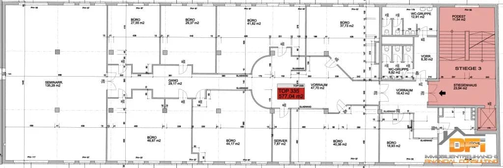 Gewerbeimmobilie mieten in Wien – 574 m², € 6.636 – Bild 15 von 17