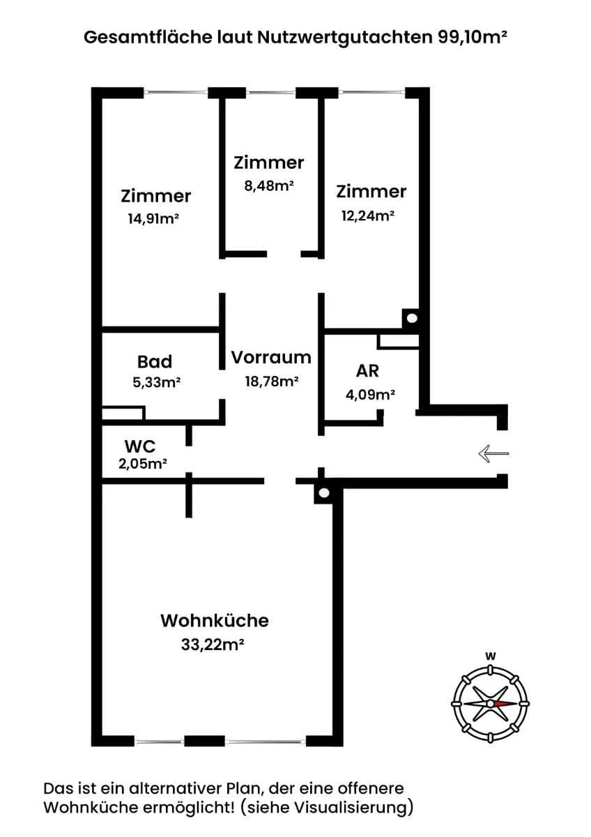 4-Zimmer-Wohnung kaufen in Wien – 99,1 m², € 519.000 – Bild 33 von 37