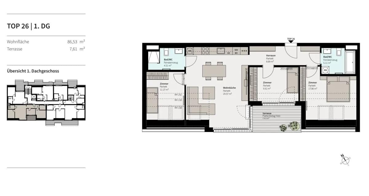 4-Zimmer-Wohnung kaufen in Wien – 86,52 m², € 562.000 – Bild 19 von 23