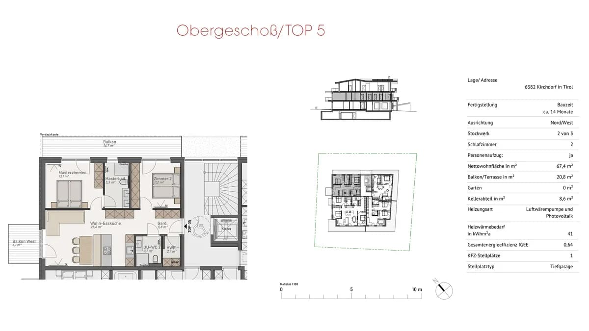 3-Zimmer-Wohnung kaufen in Kitzbühel – 67,1 m², € 605.000 – Bild 12 von 12