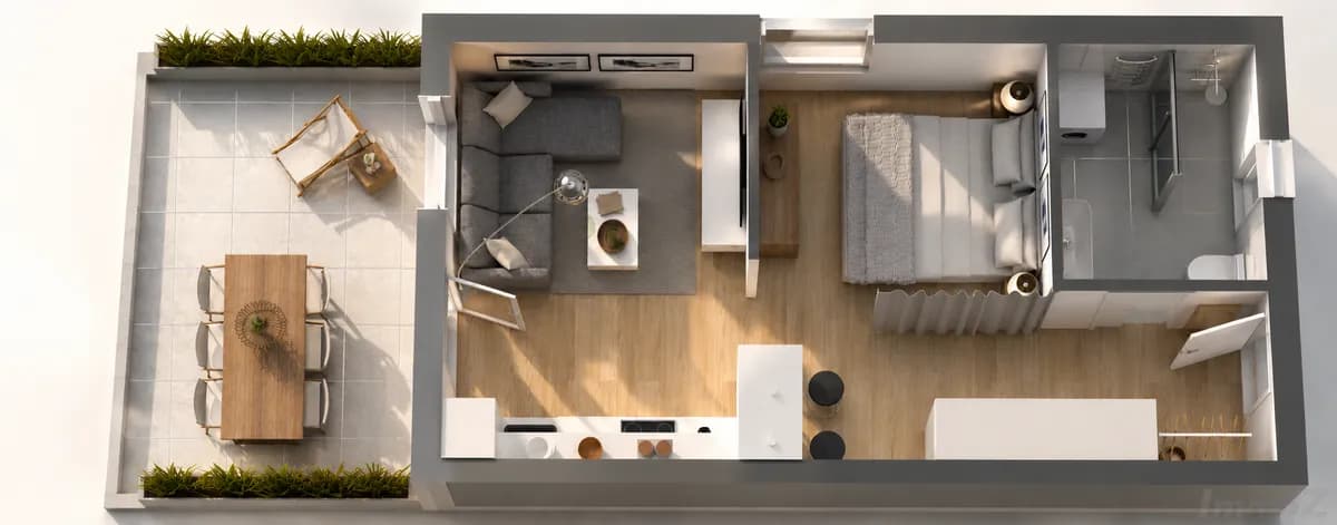 2-Zimmer-Wohnung kaufen in Hermagor – 35 m², € 294.112 – Bild 4 von 7