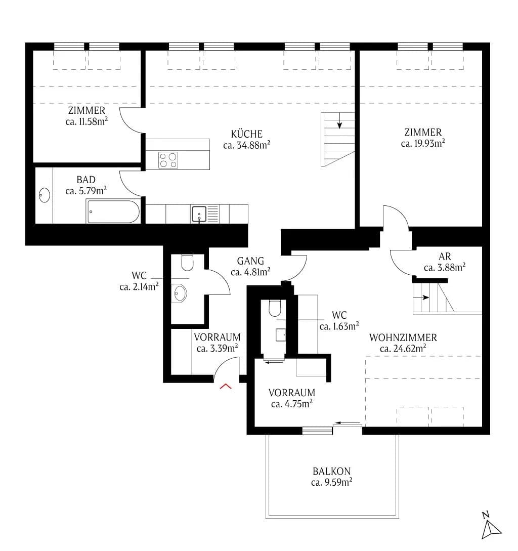 6-Zimmer-Wohnung kaufen in Wien – 181 m², € 1.815.000 – Bild 10 von 11