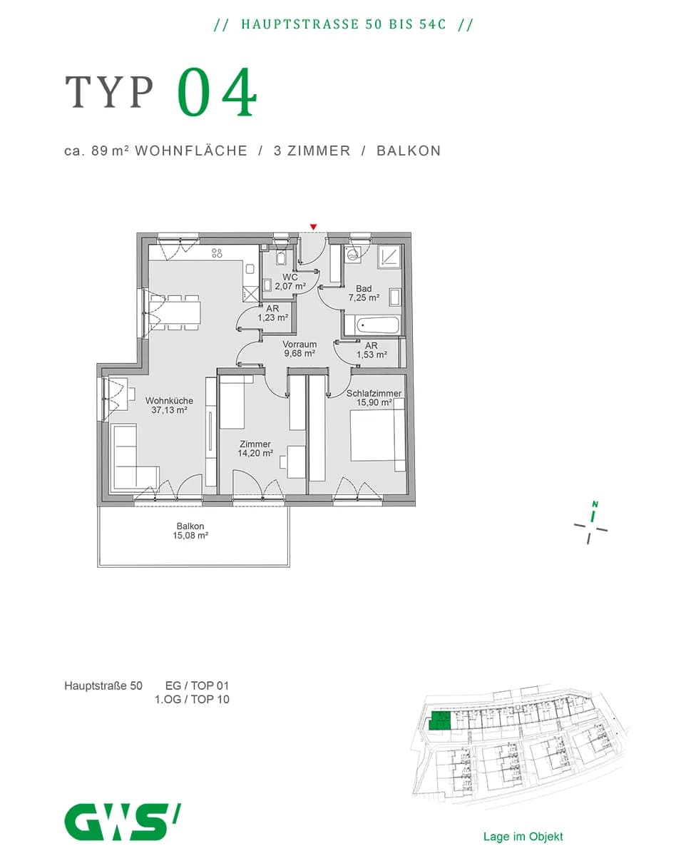 3-Zimmer-Wohnung mieten in Graz-Umgebung – 88,91 m², € 1.681 – Bild 14 von 14