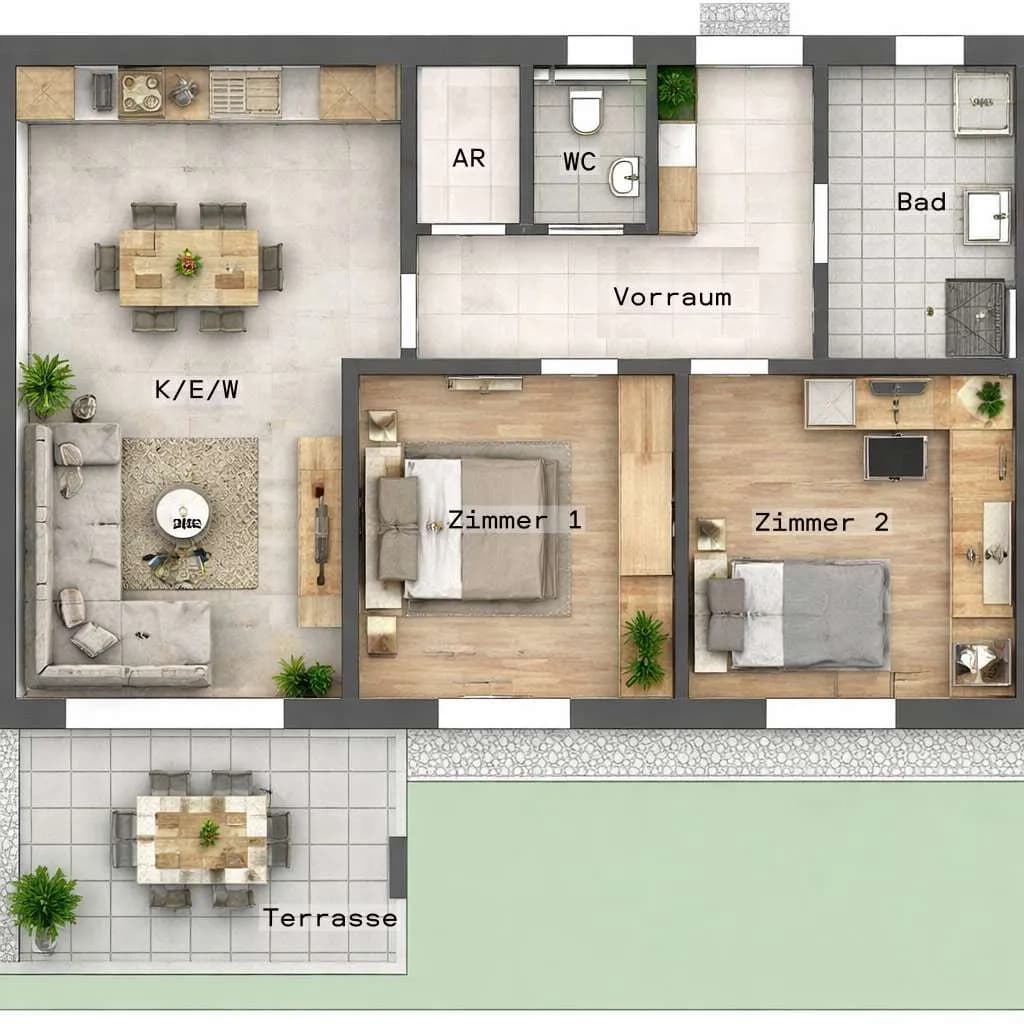 3-Zimmer-Wohnung kaufen in Graz-Umgebung – 74 m², € 284.900