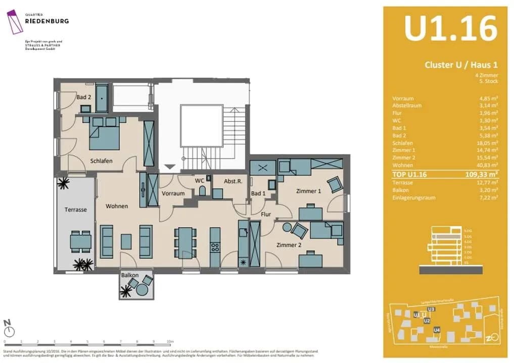 4-Zimmer-Wohnung mieten in Salzburg Stadt – 109,33 m², € 3.200 – Bild 9 von 10