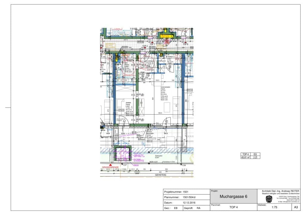 2-Zimmer-Wohnung kaufen in Graz – 46,39 m², € 266.000 – Bild 13 von 13