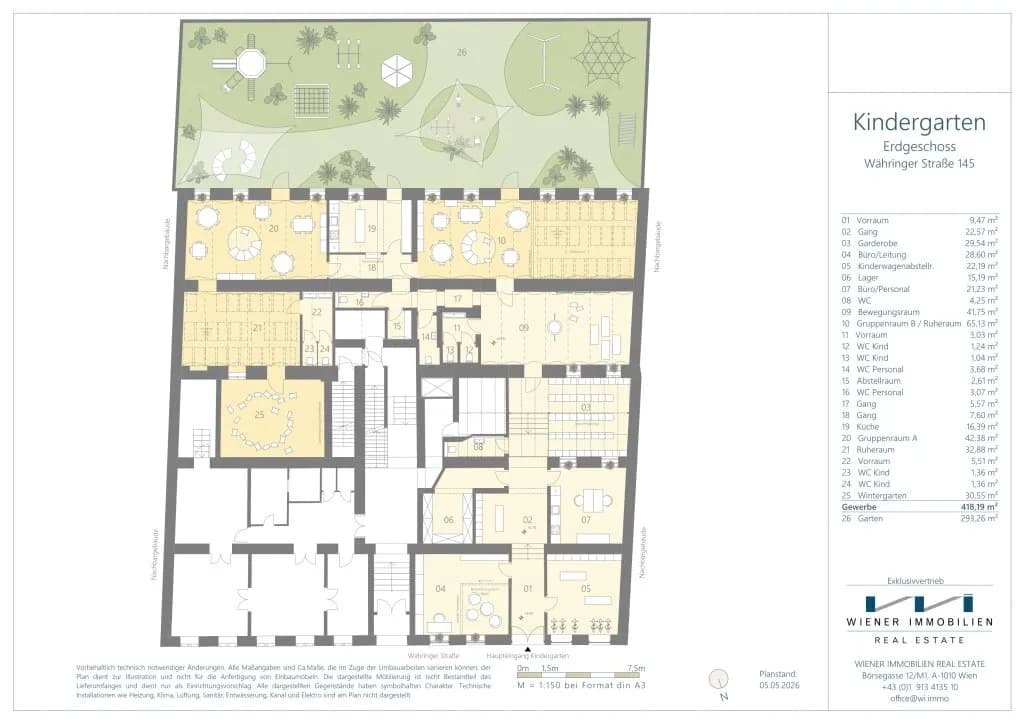 11-Zimmer-Gewerbeimmobilie mieten in Wien – 418 m², € 12.290 – Bild 10 von 10