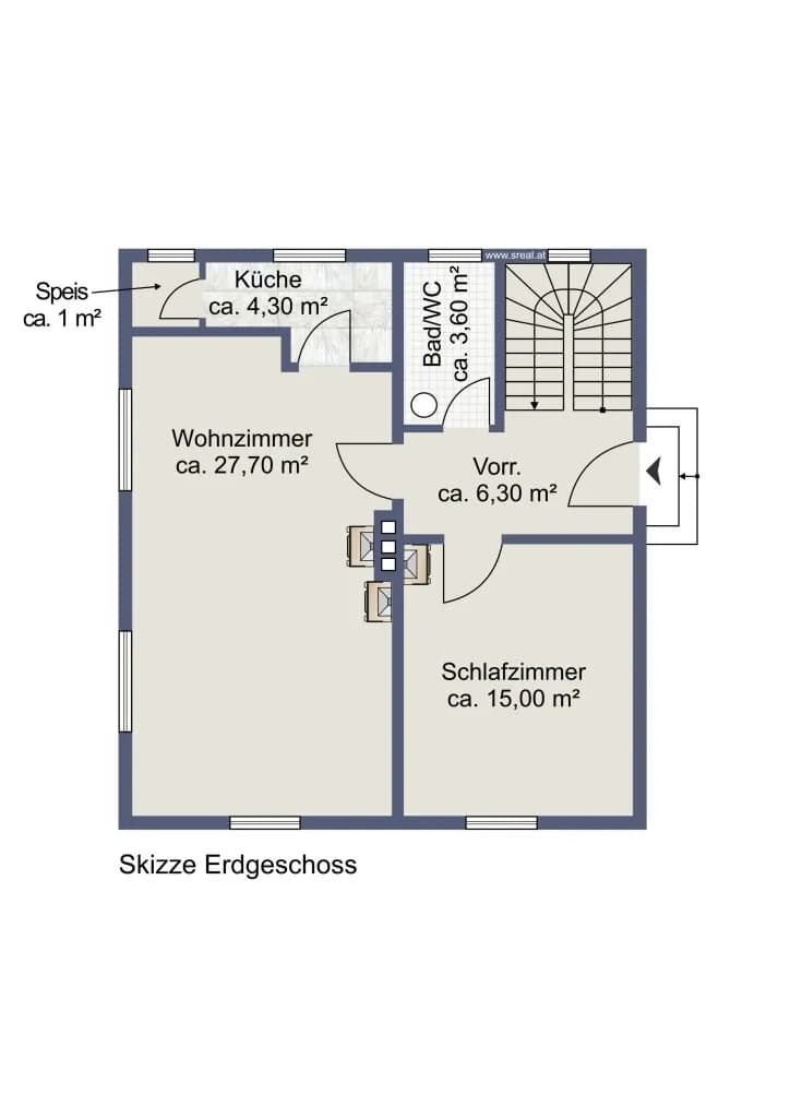 4-Zimmer-Haus kaufen in Voitsberg – 102 m², € 175.000 – Bild 33 von 35