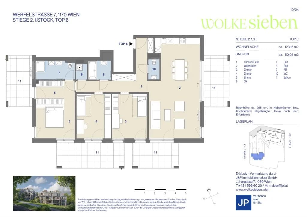 4-Zimmer-Wohnung kaufen in Wien – 123,16 m², € 1.359.000 – Bild 14 von 14