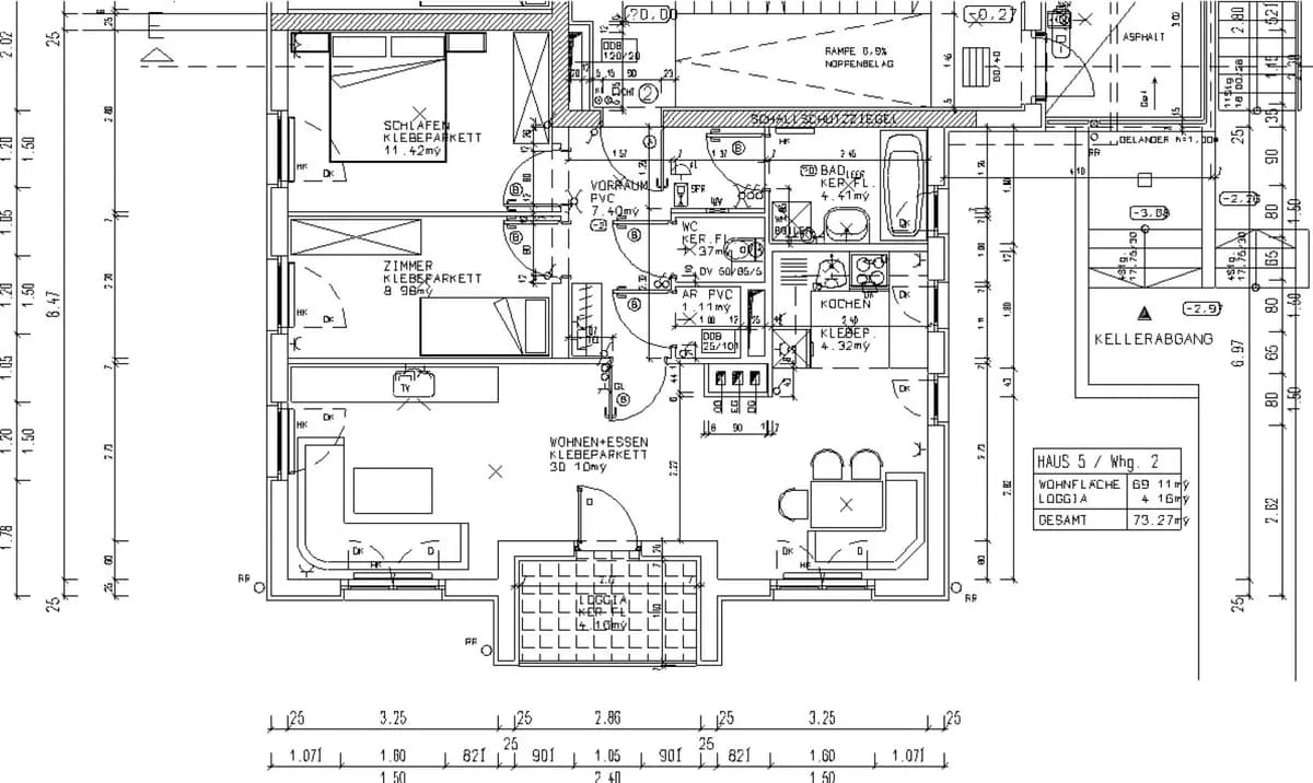 3-Zimmer-Wohnung mieten in Freistadt – 73,27 m², € 733 – Bild 2 von 9