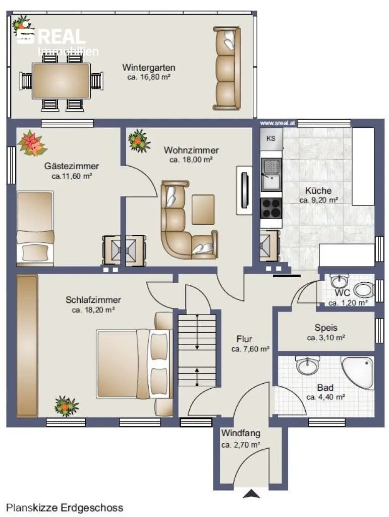 6-Zimmer-Haus kaufen in Waidhofen an der Thaya – 2 016 m², € 279.000 – Bild 30 von 32