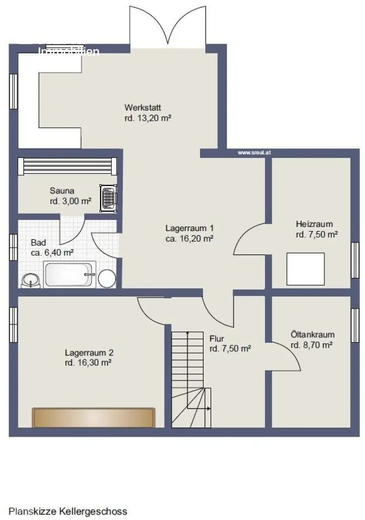 6-Zimmer-Haus kaufen in Waidhofen an der Thaya – 2 016 m², € 279.000 – Bild 32 von 32