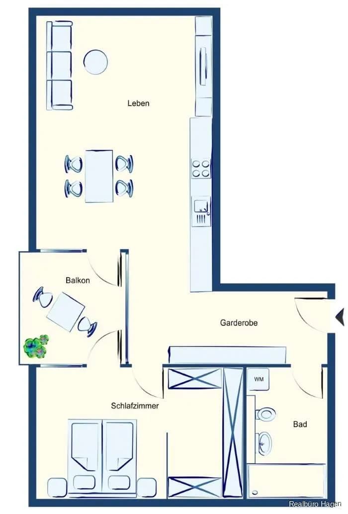 2-Zimmer-Wohnung mieten in Dornbirn – 61,6 m², € 1.321 – Bild 12 von 15