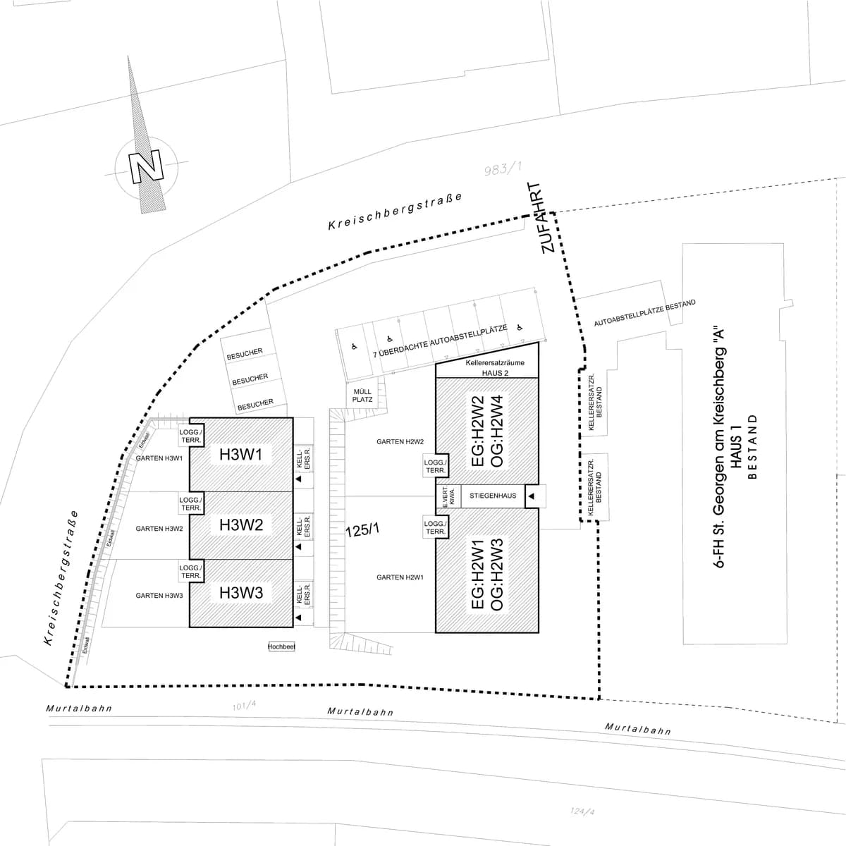 4-Zimmer-Wohnung mieten in Murau – 92,51 m², € 1.046 – Bild 2 von 3