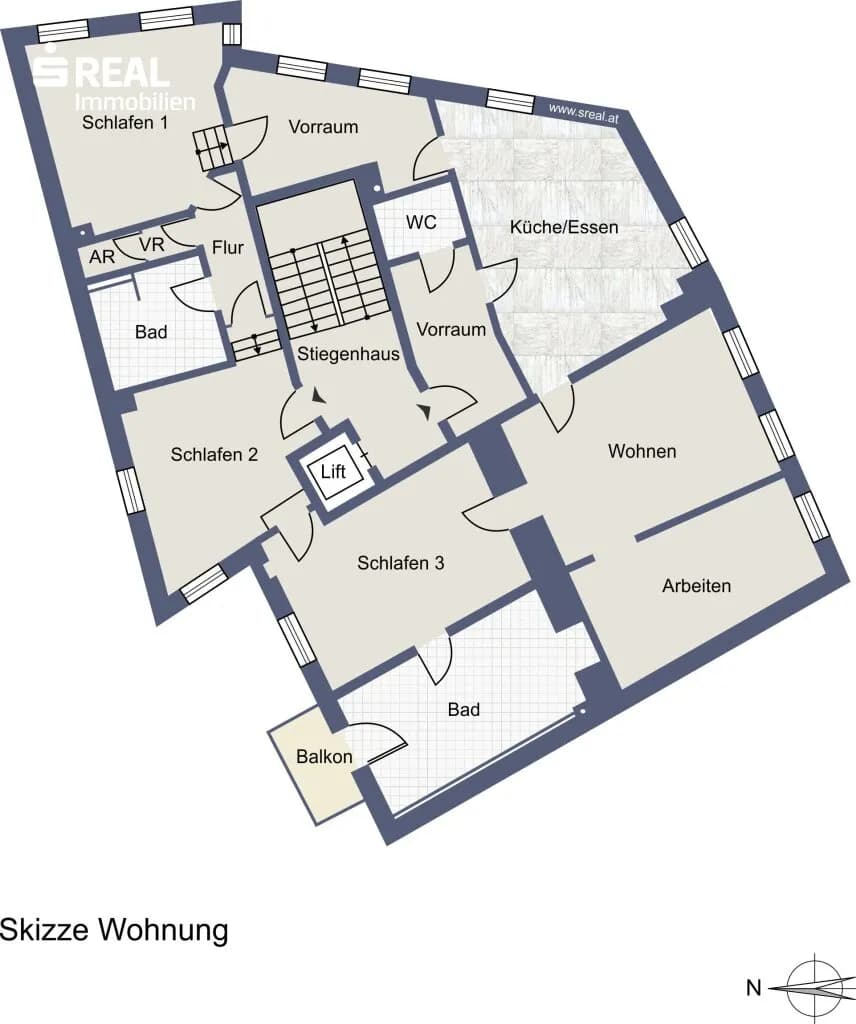 5-Zimmer-Wohnung kaufen in Hallein – 176,06 m², € 630.000 – Bild 6 von 6