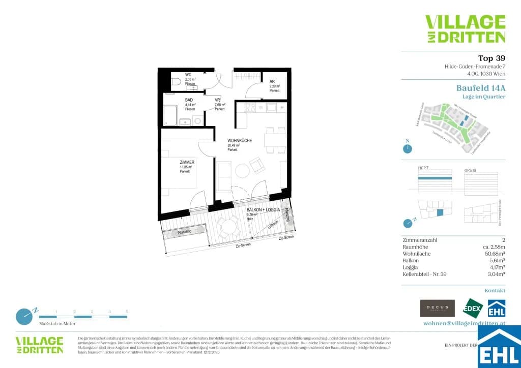 Immobilie kaufen in Wien – 50,68 m², € 390.600 – Bild 16 von 16