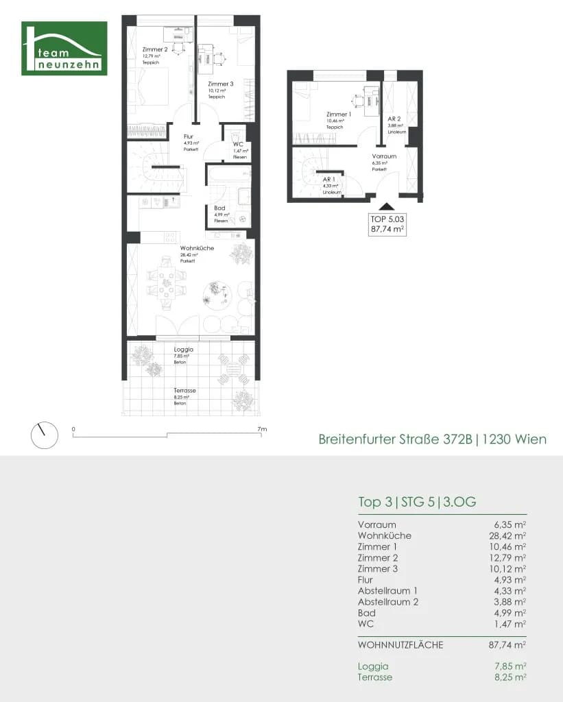 4-Zimmer-Wohnung kaufen in Wien – 87,74 m², € 429.000 – Bild 14 von 14