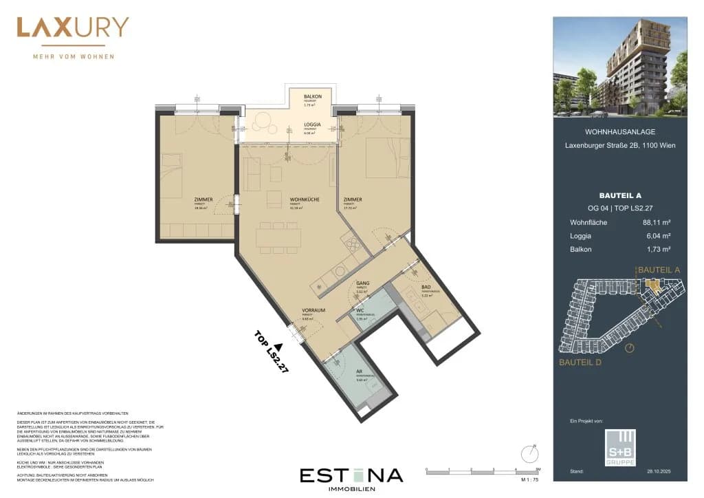 3-Zimmer-Wohnung kaufen in Wien – 90 m², € 630.000 – Bild 15 von 15