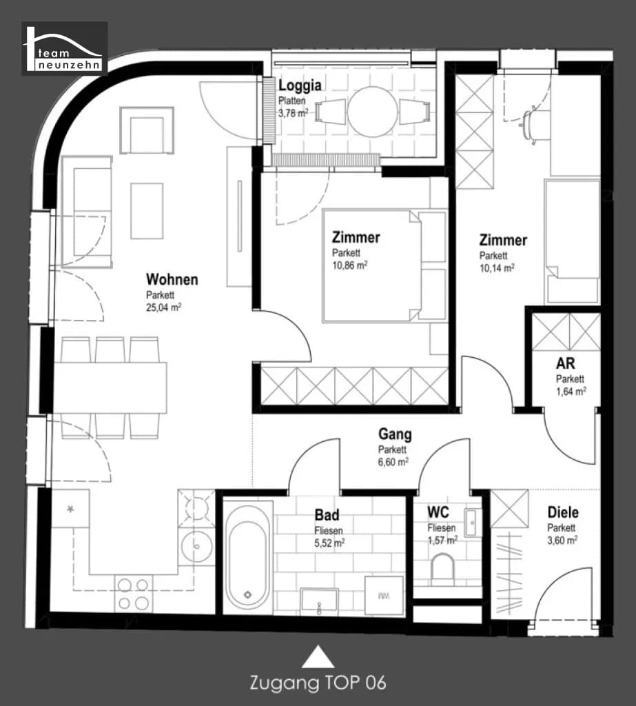 Immobilie kaufen in Wien – 64,97 m², € 282.200 – Bild 10 von 10