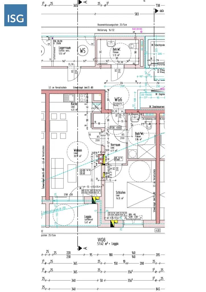 2-Zimmer-Wohnung mieten in Schärding – 56,89 m², € 631 – Bild 2 von 2