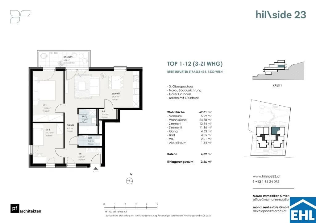 Immobilie kaufen in Wien – 67,01 m², € 426.500 – Bild 11 von 11