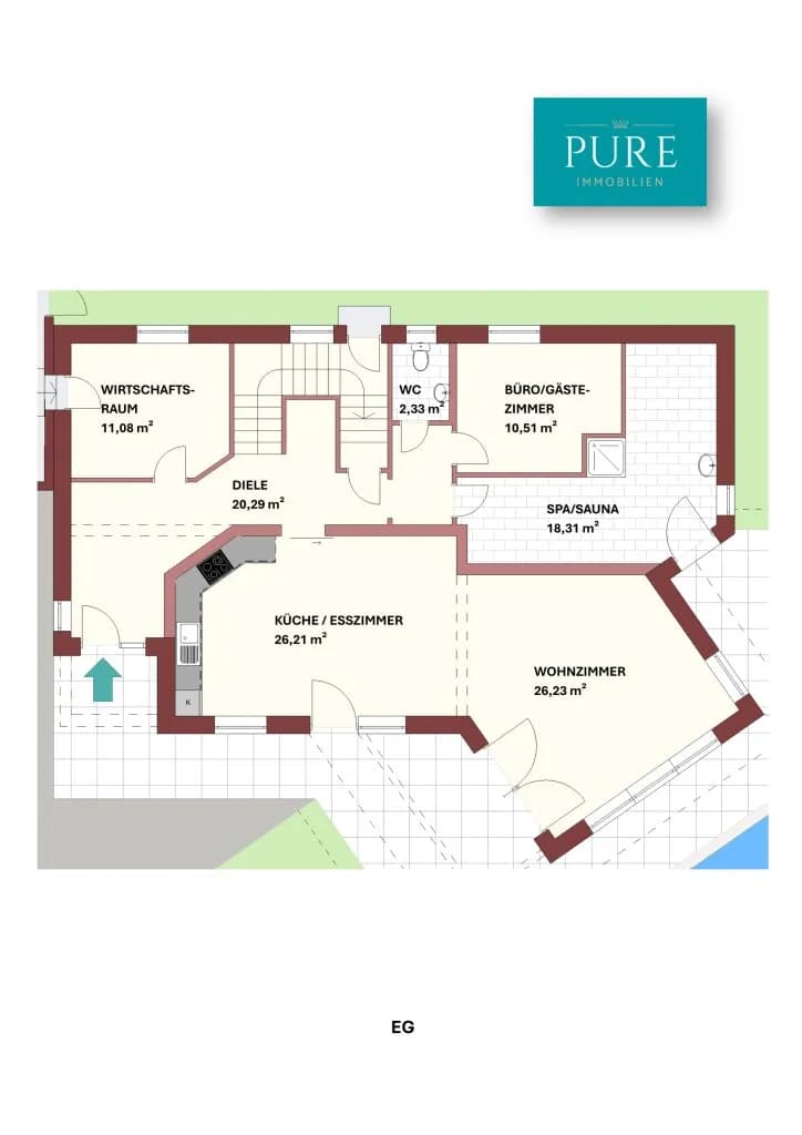 5-Zimmer-Immobilie kaufen in Baden – 206 m², € 990.000 – Bild 24 von 26